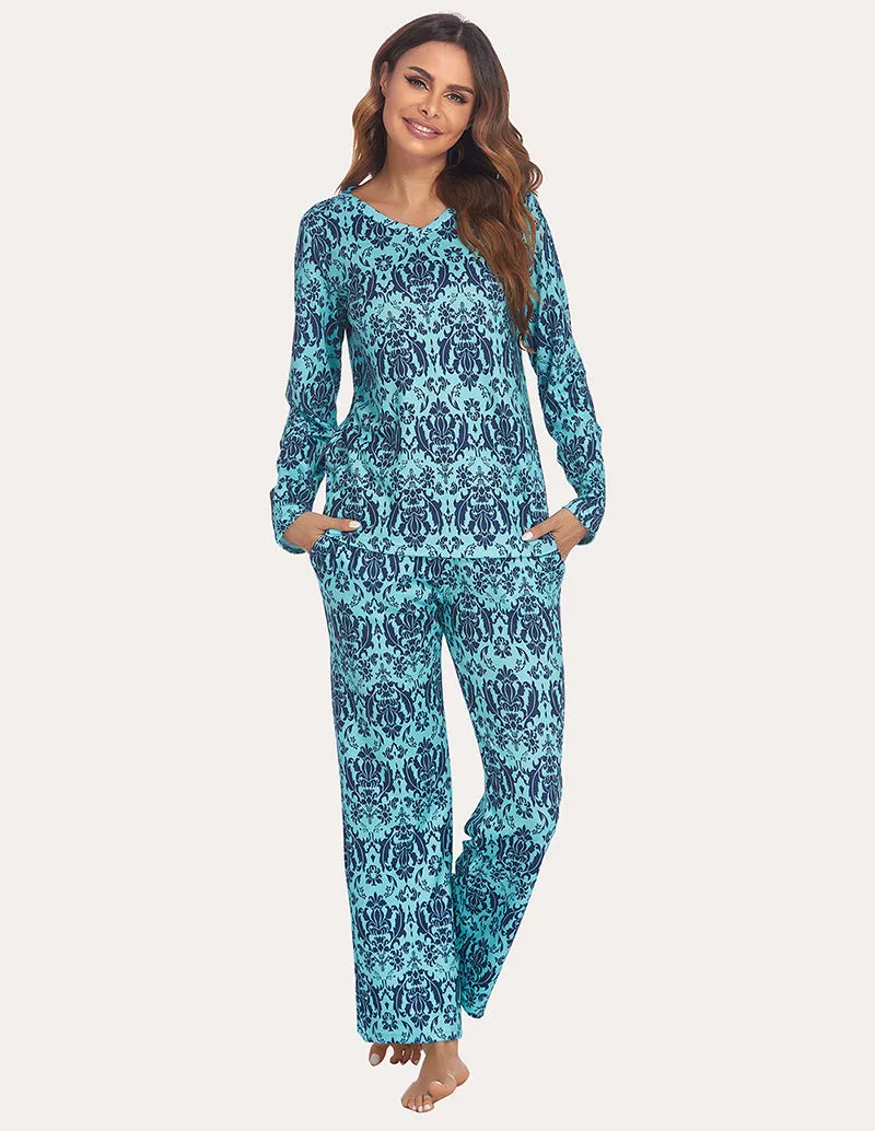 Ekouaer Classic Print Pajama Set (US Only)