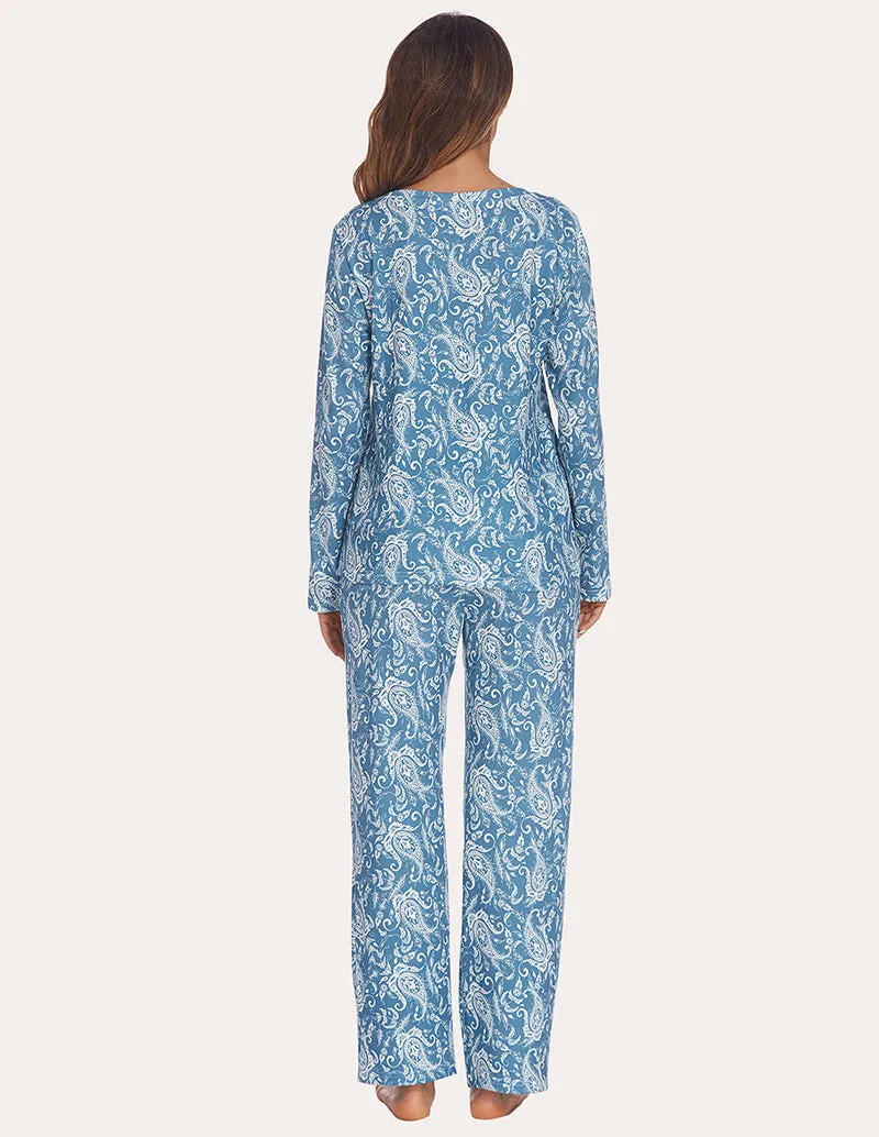 Ekouaer Classic Print Pajama Set (US Only)