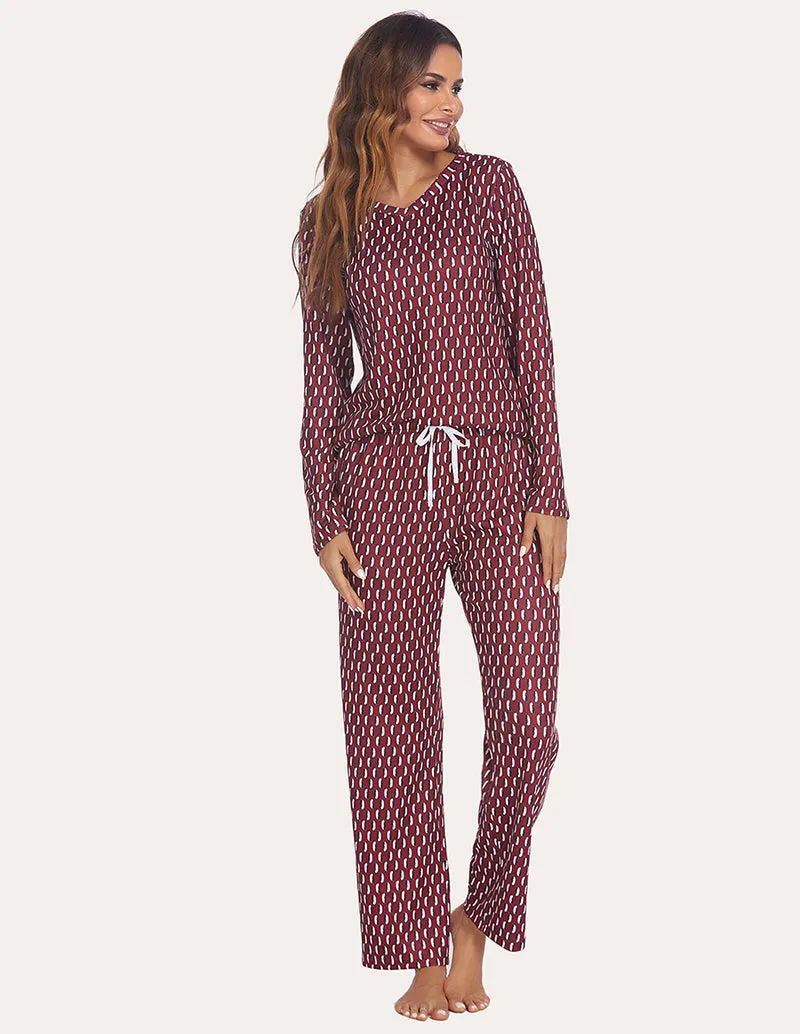 Ekouaer Classic Print Pajama Set (US Only)