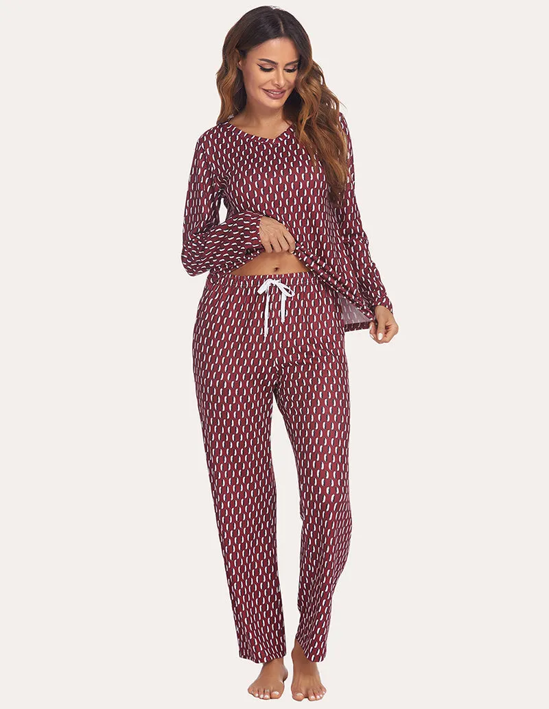 Ekouaer Classic Print Pajama Set (US Only)