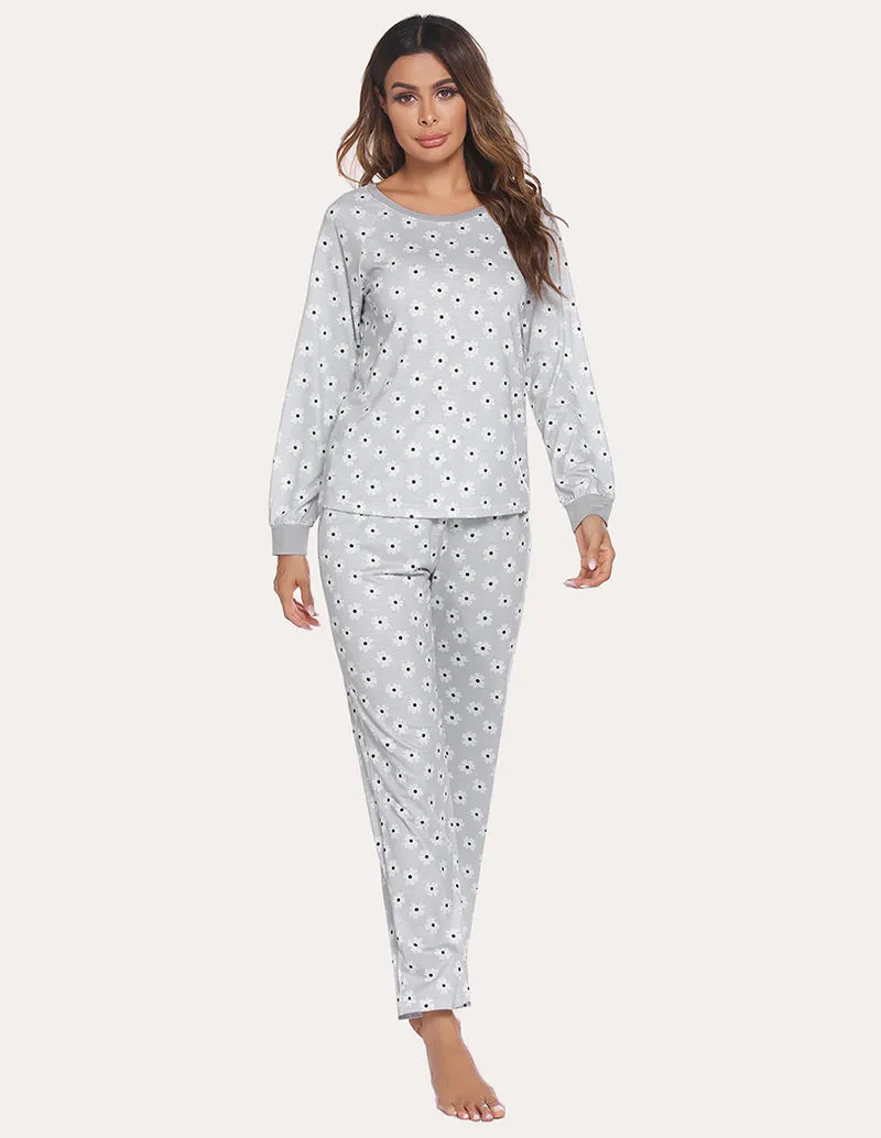 Ekouaer Floral Print Pajamas Set (US Only)
