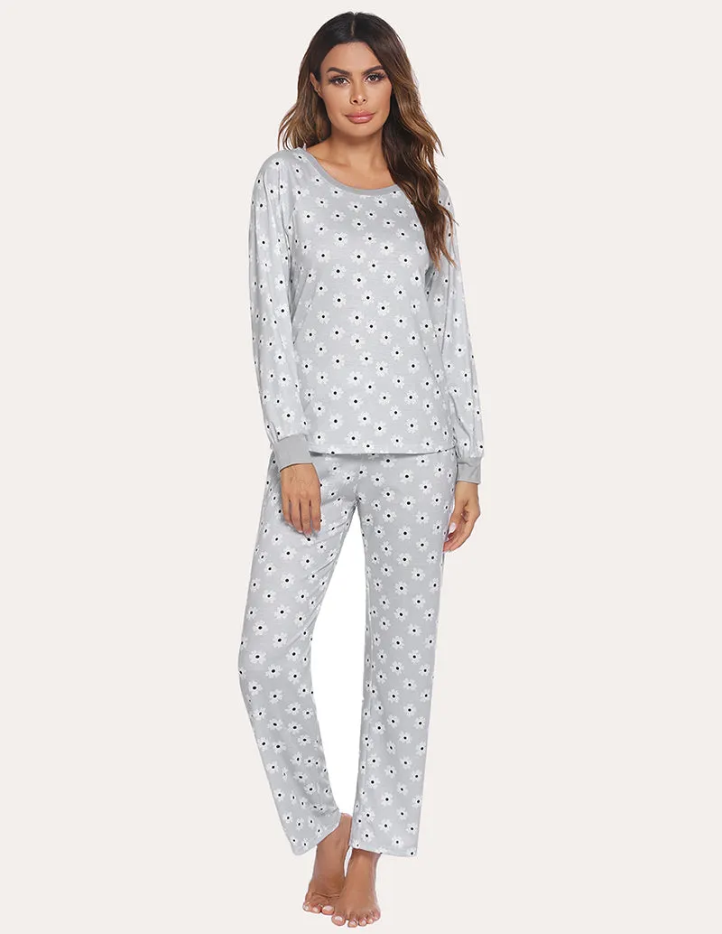 Ekouaer Floral Print Pajamas Set (US Only)
