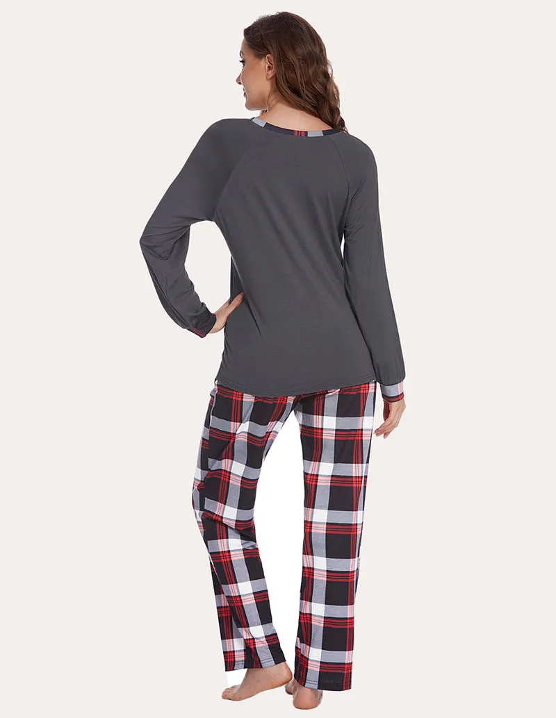 Ekouaer Floral Print Pajamas Set (US Only)