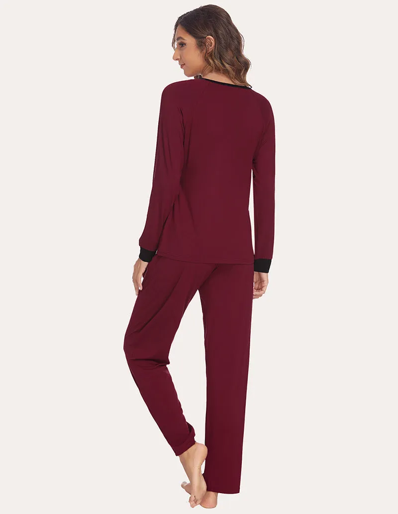 Ekouaer Floral Print Pajamas Set (US Only)