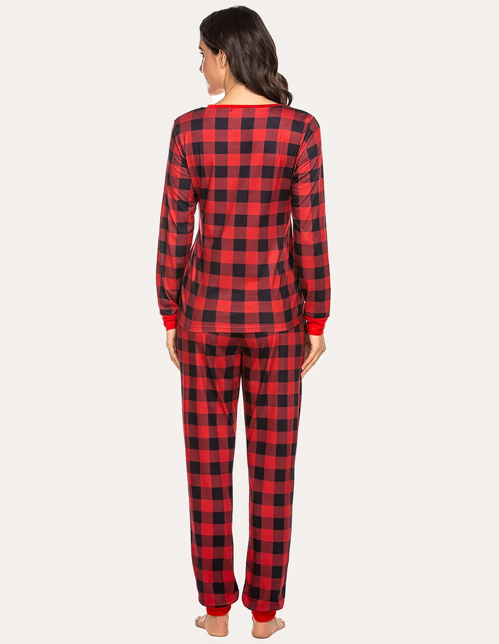 Ekouaer Plaids Pajamas Set (US Only)