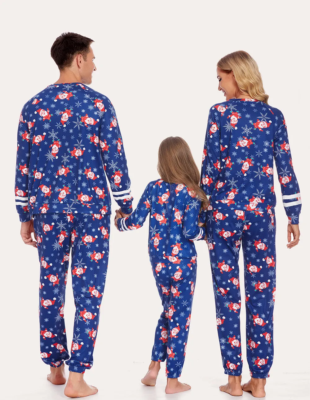 Ekouaer Striped Long Sleeve Parent-Child Pajamas Set (US Only)