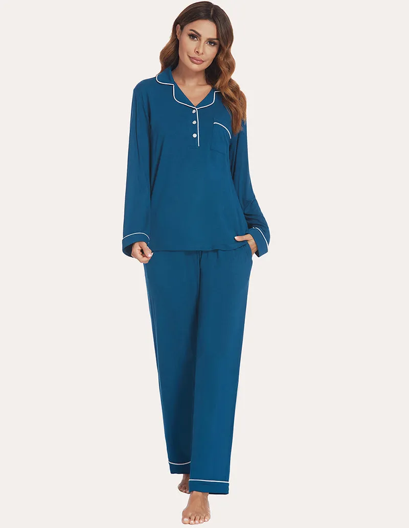 Ekouaer Two Piece Pajamas Set (US Only)