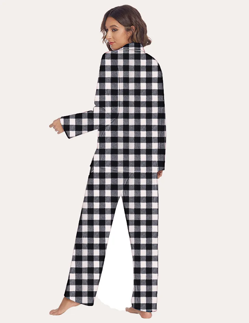Ekouaer Warm Fleece Pajama Set (US Only)