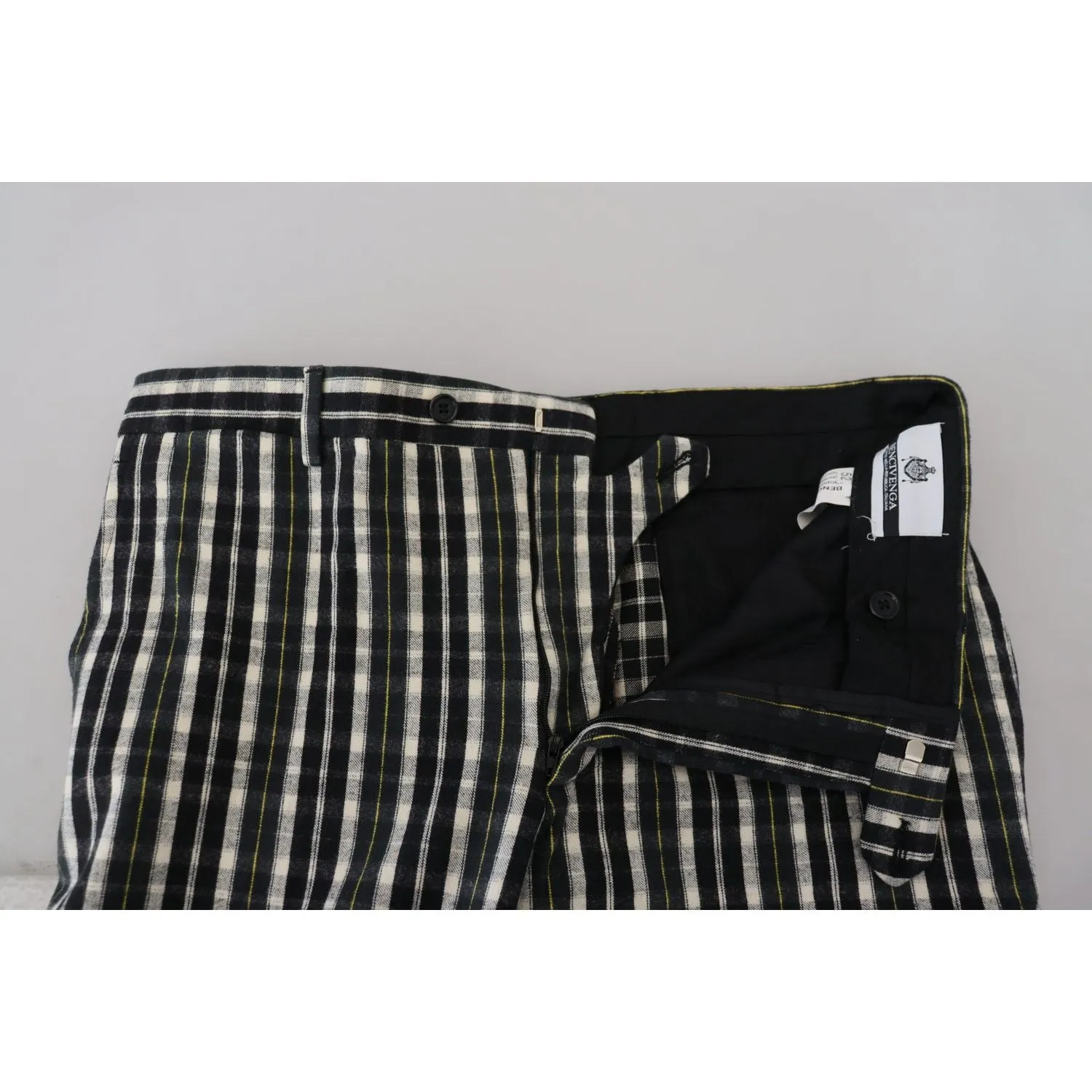 Elegant Black and White BENCIVENGA Pants