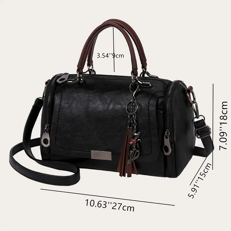 Elegant Women's Leather Shoulder Bag Alice