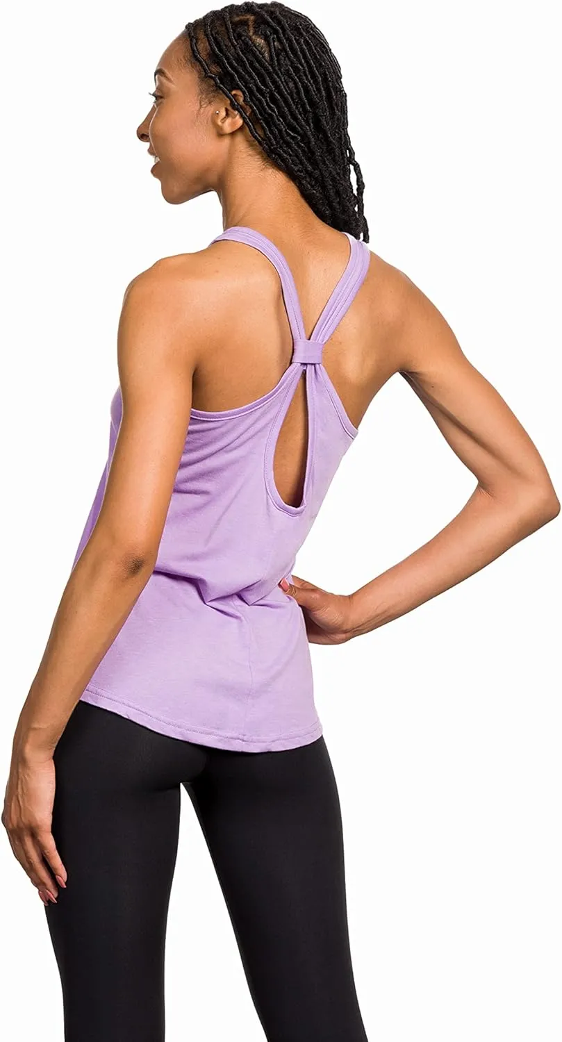 Epic MMA Gear Womens X Knot Backless Style Yoga Tank Top Adiel-18 Style