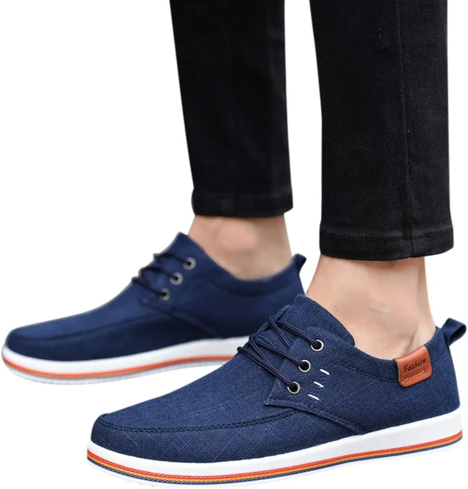 Fashion Men Shoes Outdoor Canvas Casual Comfortable Summer Men Casual Mid Top Shoes