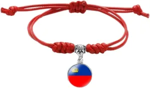 Fashion Tonga Countries Flag Pendants,Tongan Banner Glass Cabochon Round Banner Pendant Necklace For Men Women