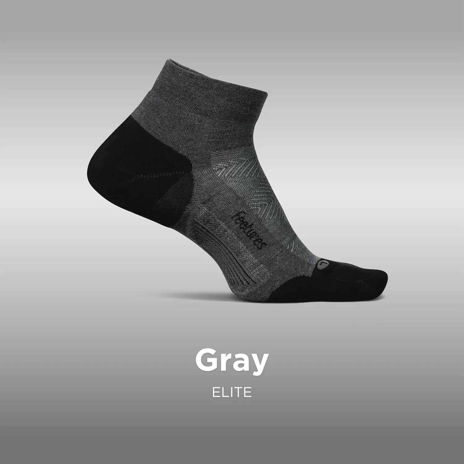 Feetures Elite Max Cushion Low Cut - Athletic Running Sock - Sport Sock with Targeted Compression - (1 Pair)