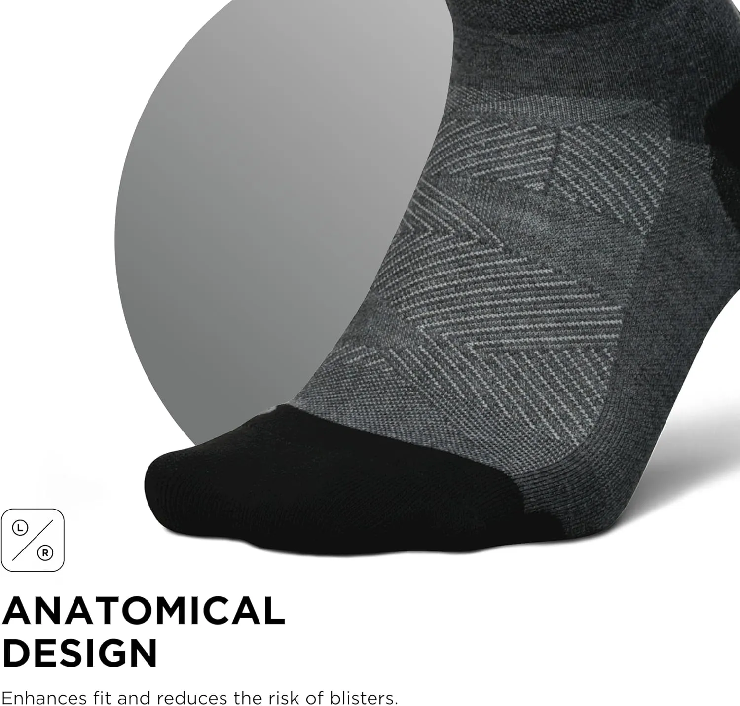 Feetures Elite Max Cushion Low Cut - Athletic Running Sock - Sport Sock with Targeted Compression - (1 Pair)
