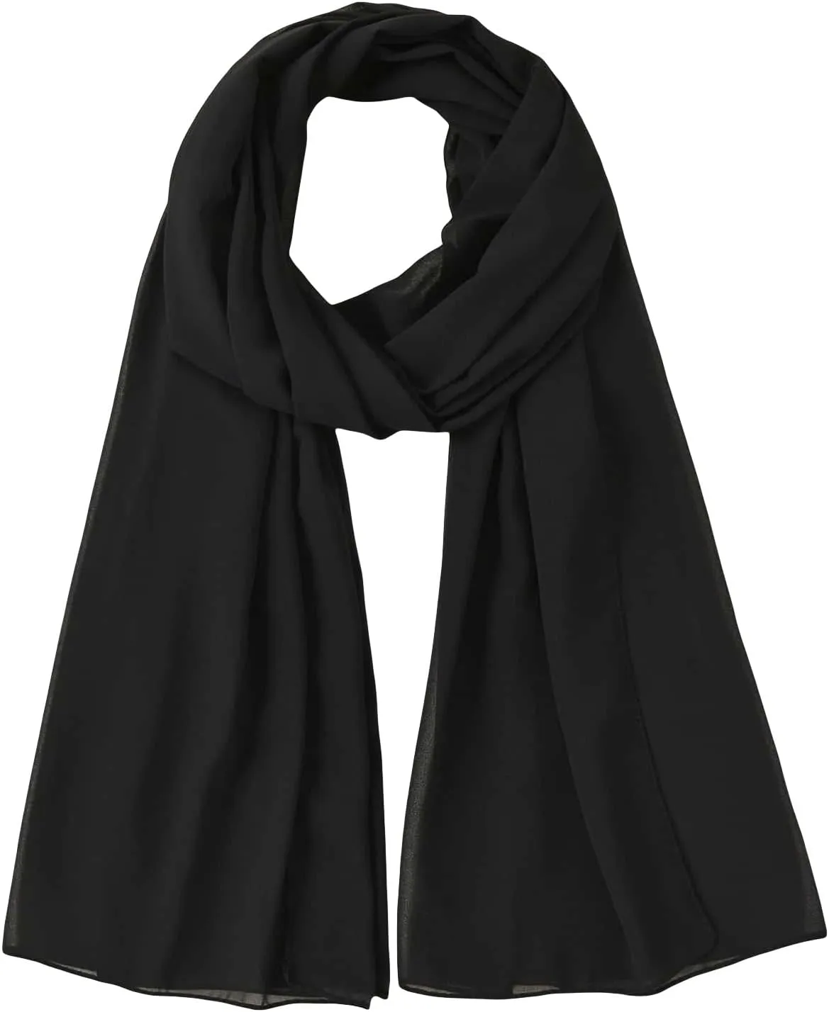 Floerns Women's Solid Color Lightweight Breathable Scarves Shawl Wrap Soft Scarf