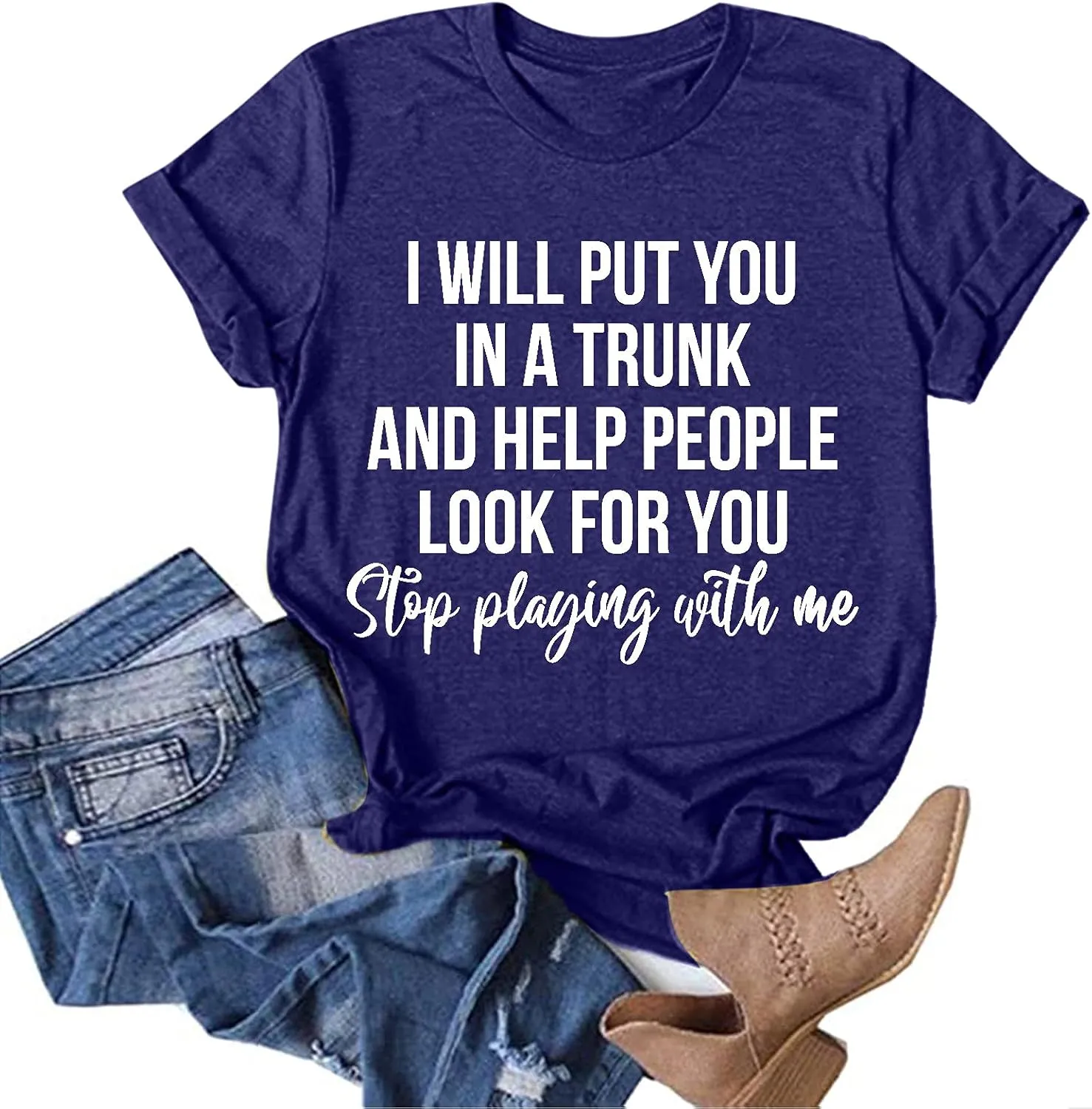 Funny Saying Shirts for Women Crew Neck Short Sleeve Tops Letter Print Going Out Tees Casual Workout Tshirt