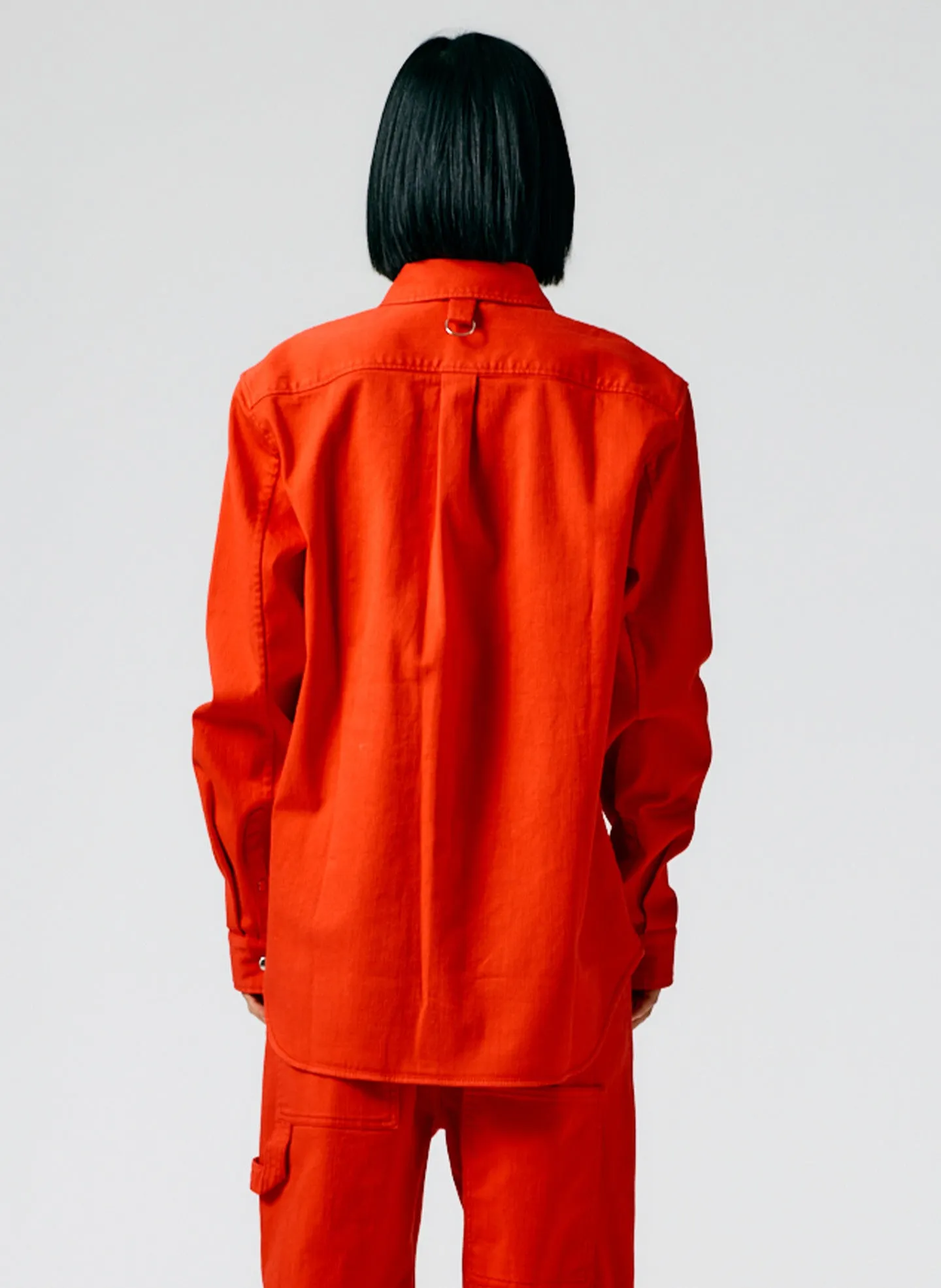 Garment Washed Twill Easy Shirt
