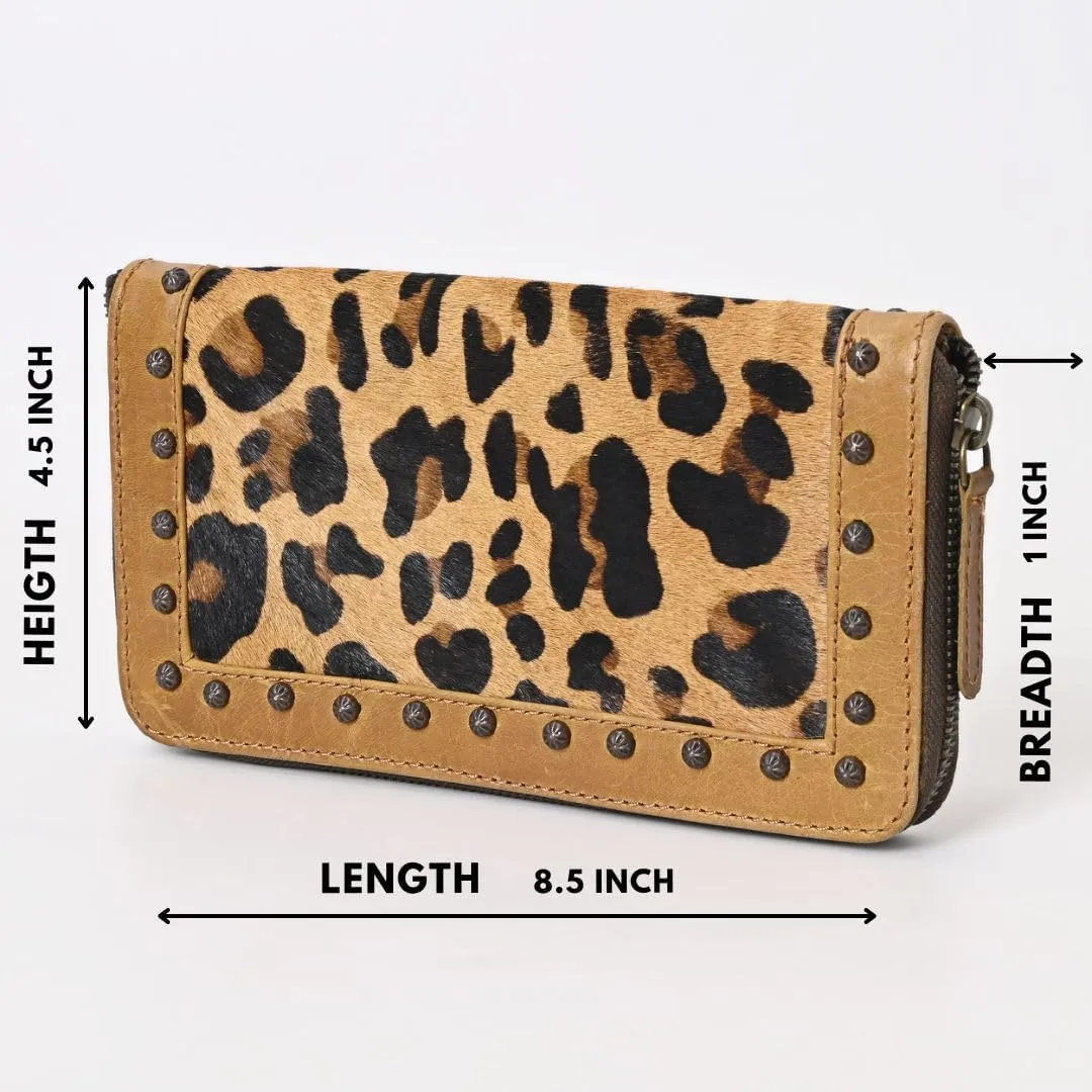 Genuine Cowhide Hair On Leaher Clutch for Women