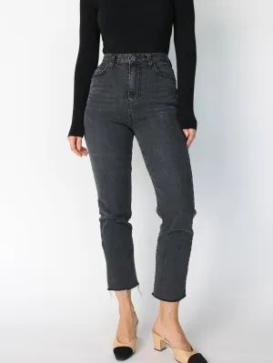Grey High Waisted Jeans