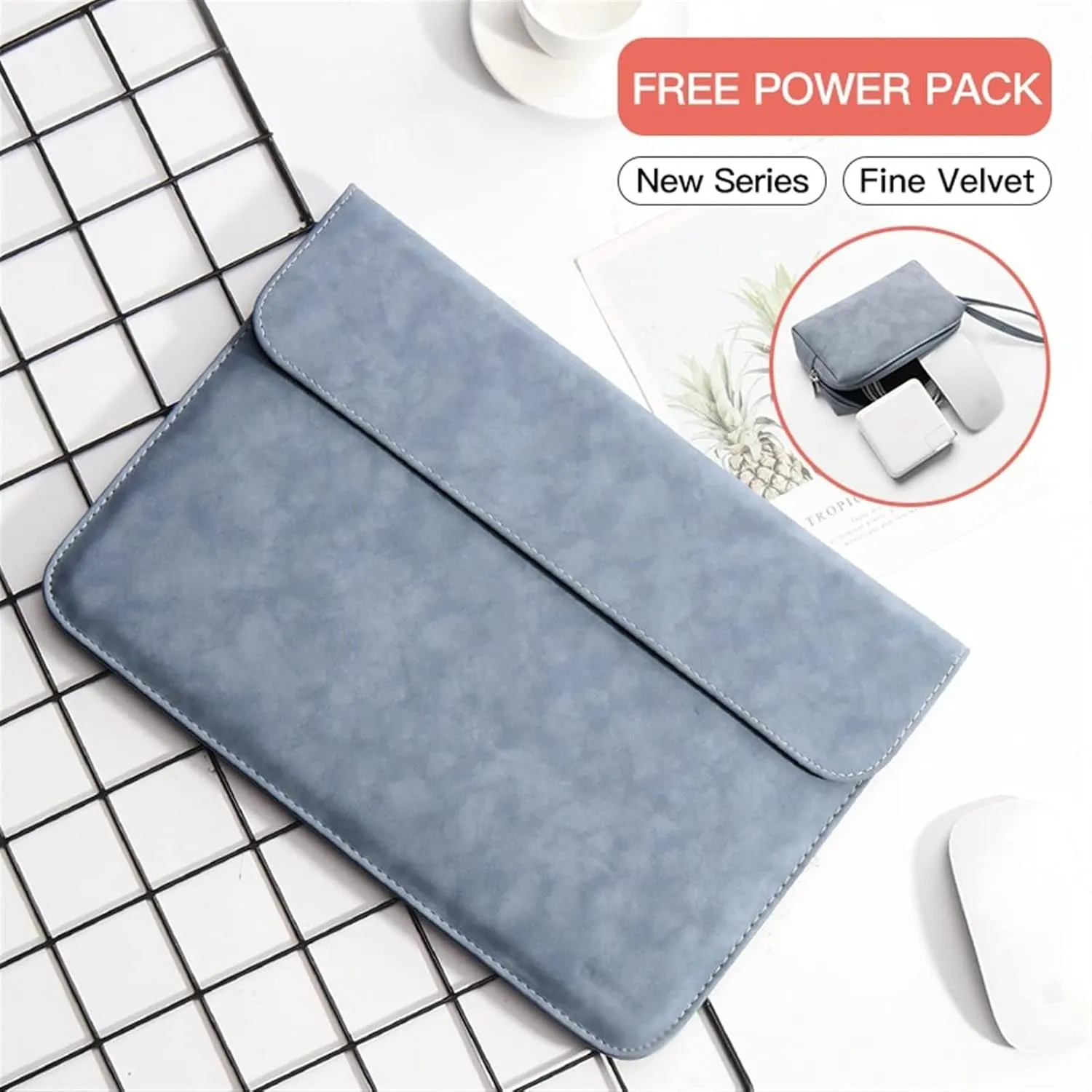 GRFIT Laptop and Tablet Bag Fashion Laptop Bag Waterproof Notebook Bag Sleeve, Large Capacity Laptop Sleeve Lightweight Convenient Work Bag Business Travel Office