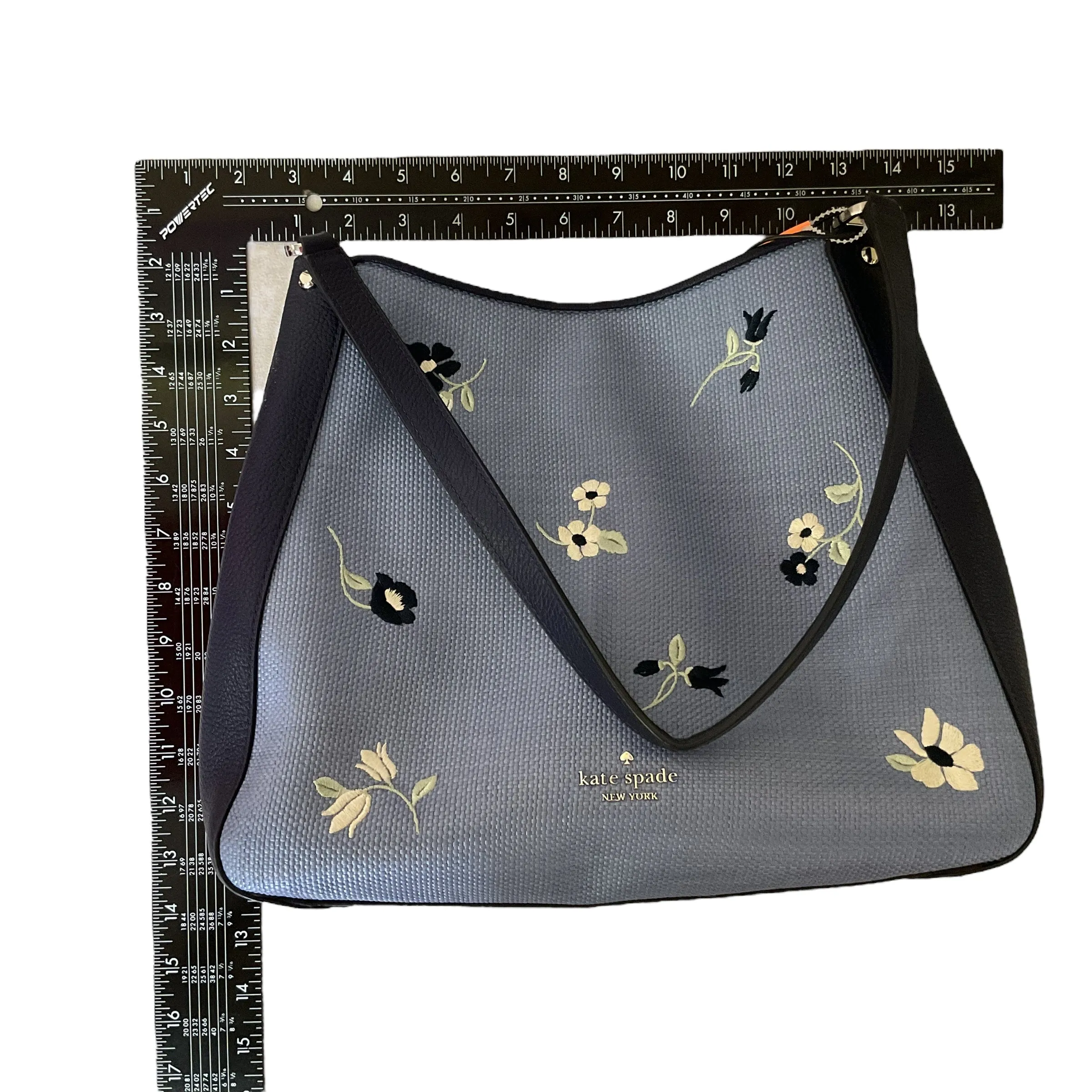 Handbag Designer By Kate Spade In Blue, Size:Medium