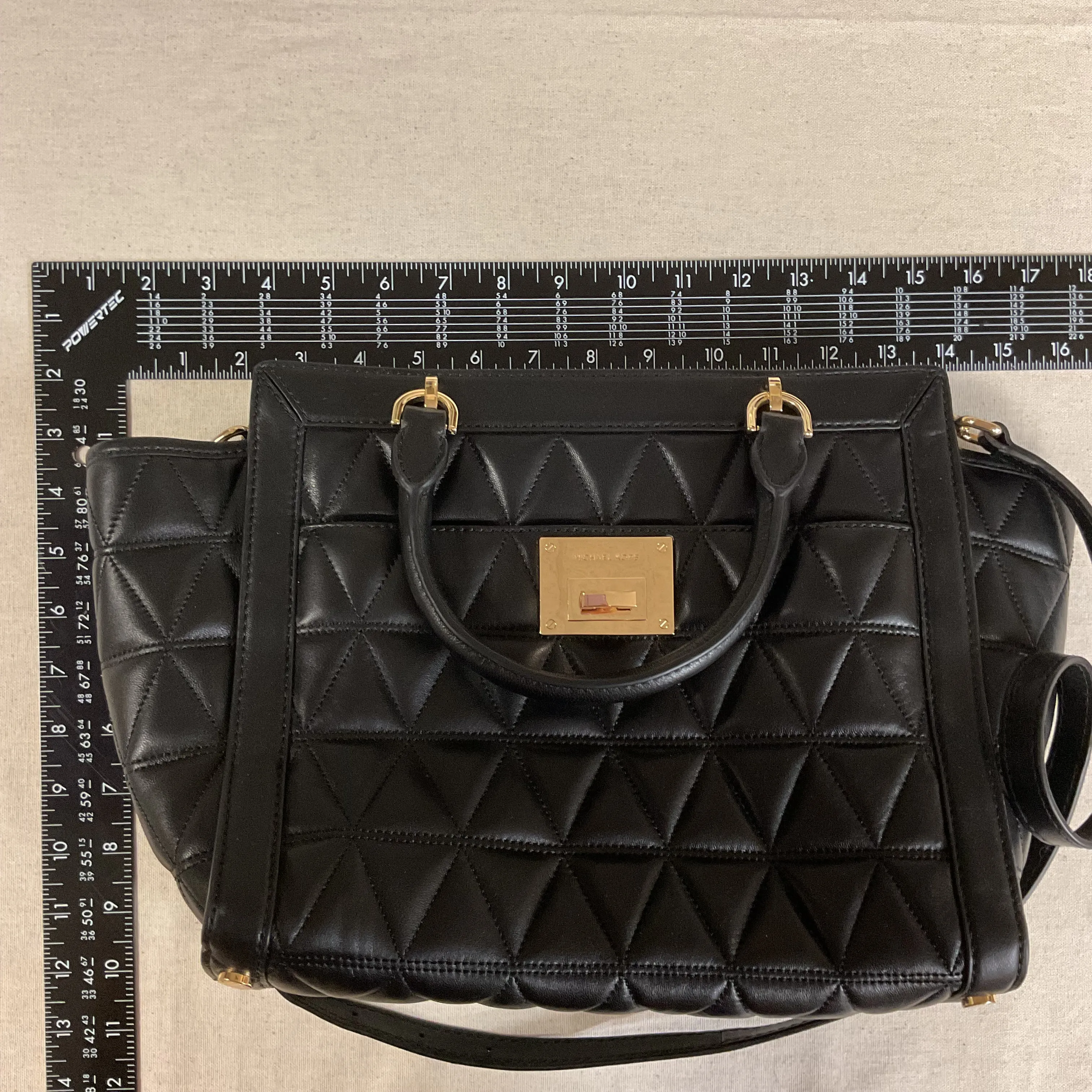 Handbag Designer By Michael Kors In Black, Size:Medium