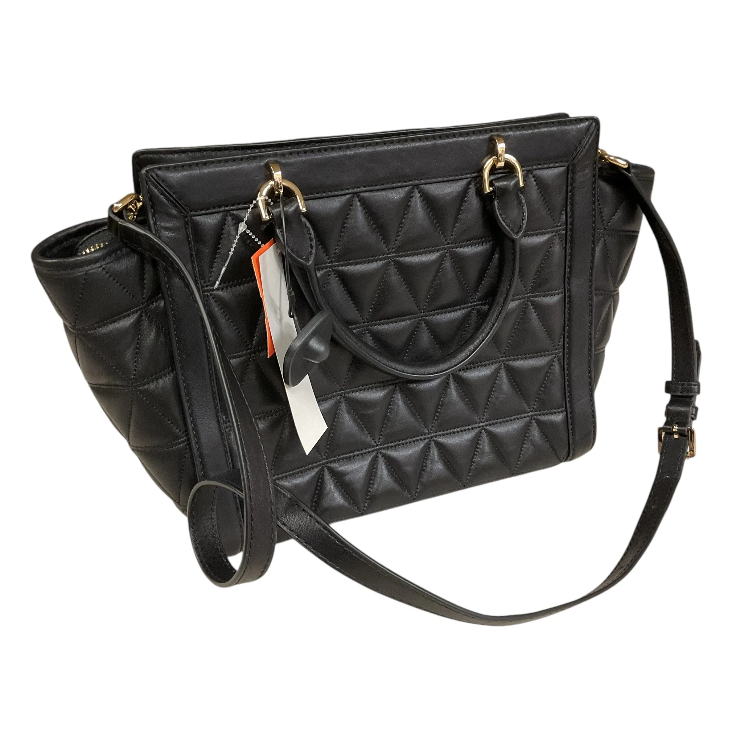 Handbag Designer By Michael Kors In Black, Size:Medium