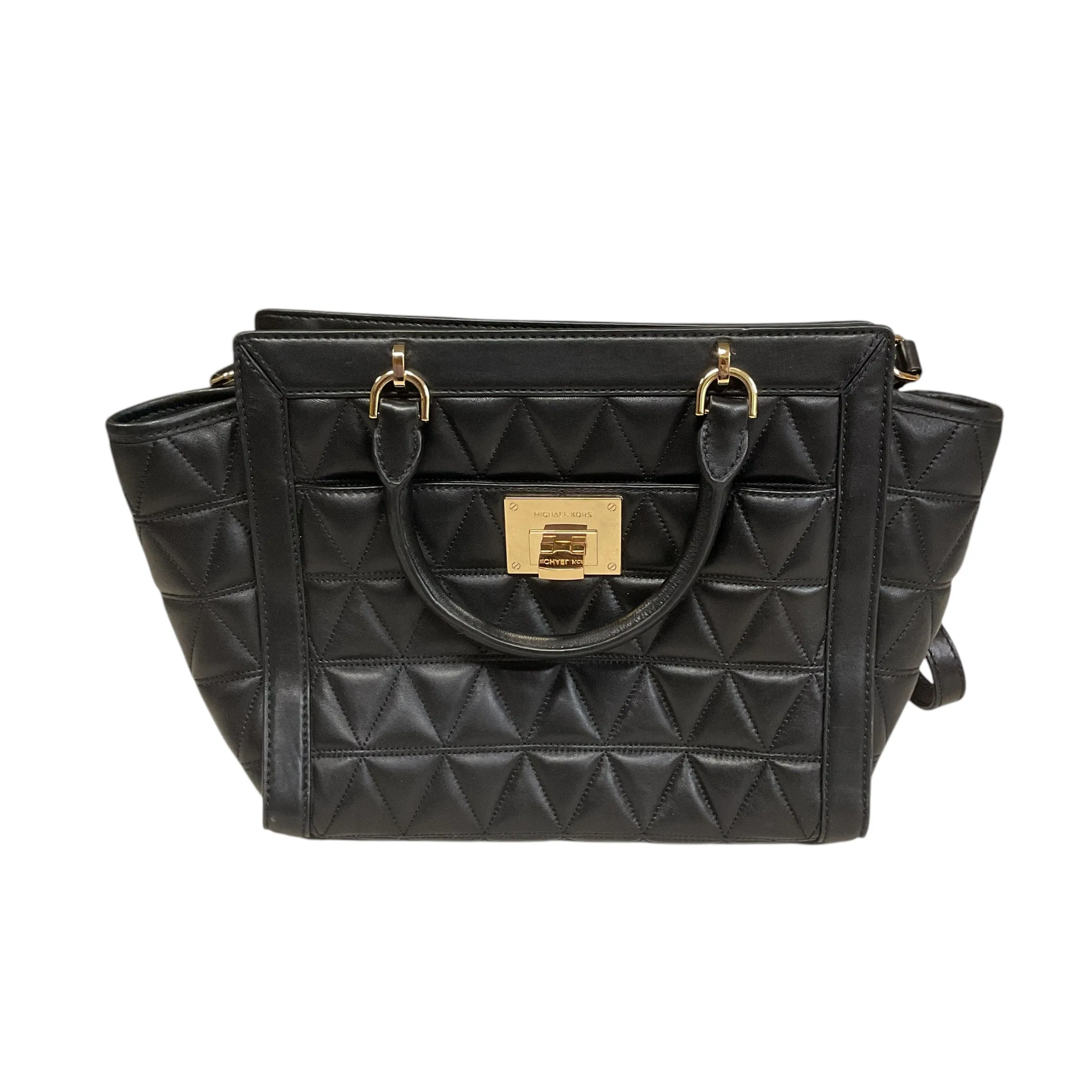 Handbag Designer By Michael Kors In Black, Size:Medium