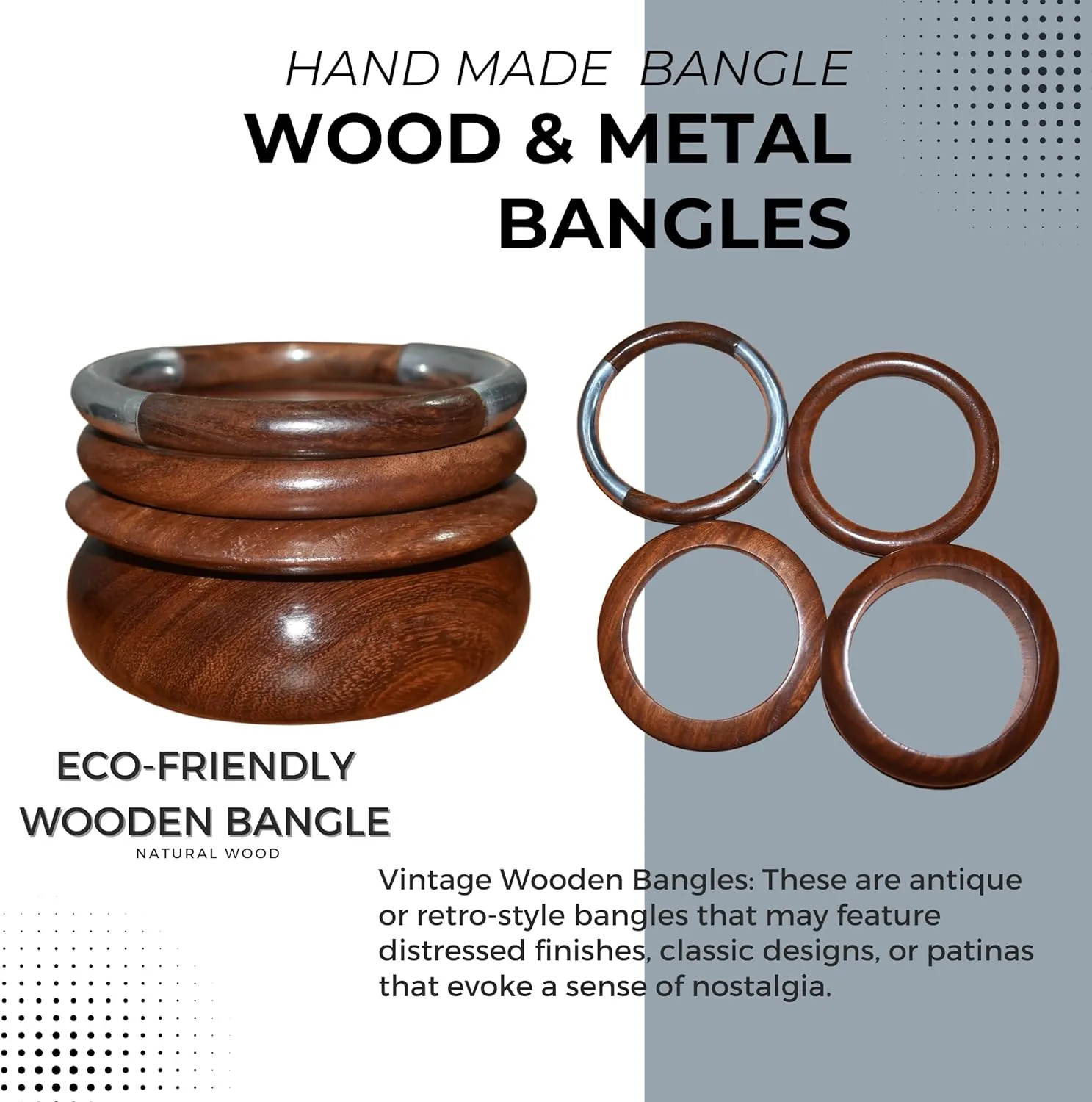 Handmade Natural Wooden Bangles, Stylish Wooden Bangle Designs, Artisan Wooden Bangles,Premium Quality Wooden Bangle.