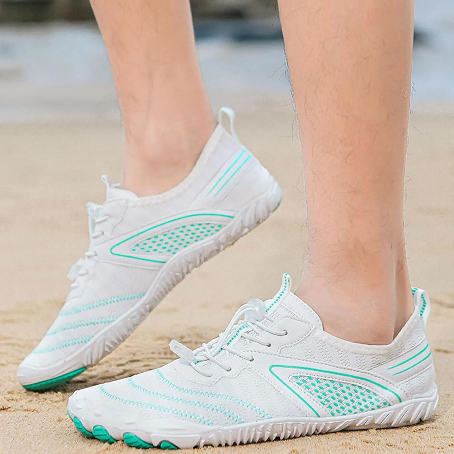 Hiking Footwear Barefoot Womens Shoes Non-Slip Outdoor Unisex Grounded Footwear Barefoot Shoes for Neuropathy Water Pro Barefoot Shoes Athletic Wide Toe Box Sneakers,Quick Dry,Waterproof,Beach