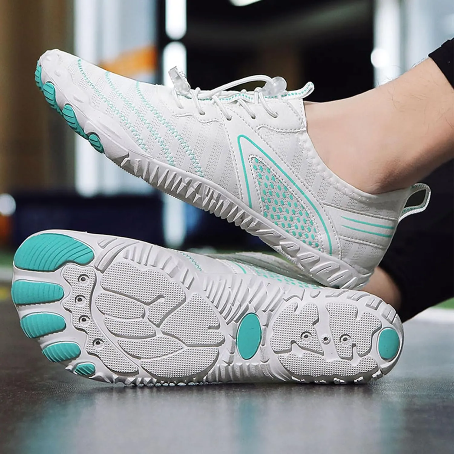 Hiking Footwear Barefoot Womens Shoes Non-Slip Outdoor Unisex Grounded Footwear Barefoot Shoes for Neuropathy Water Pro Barefoot Shoes Athletic Wide Toe Box Sneakers,Quick Dry,Waterproof,Beach