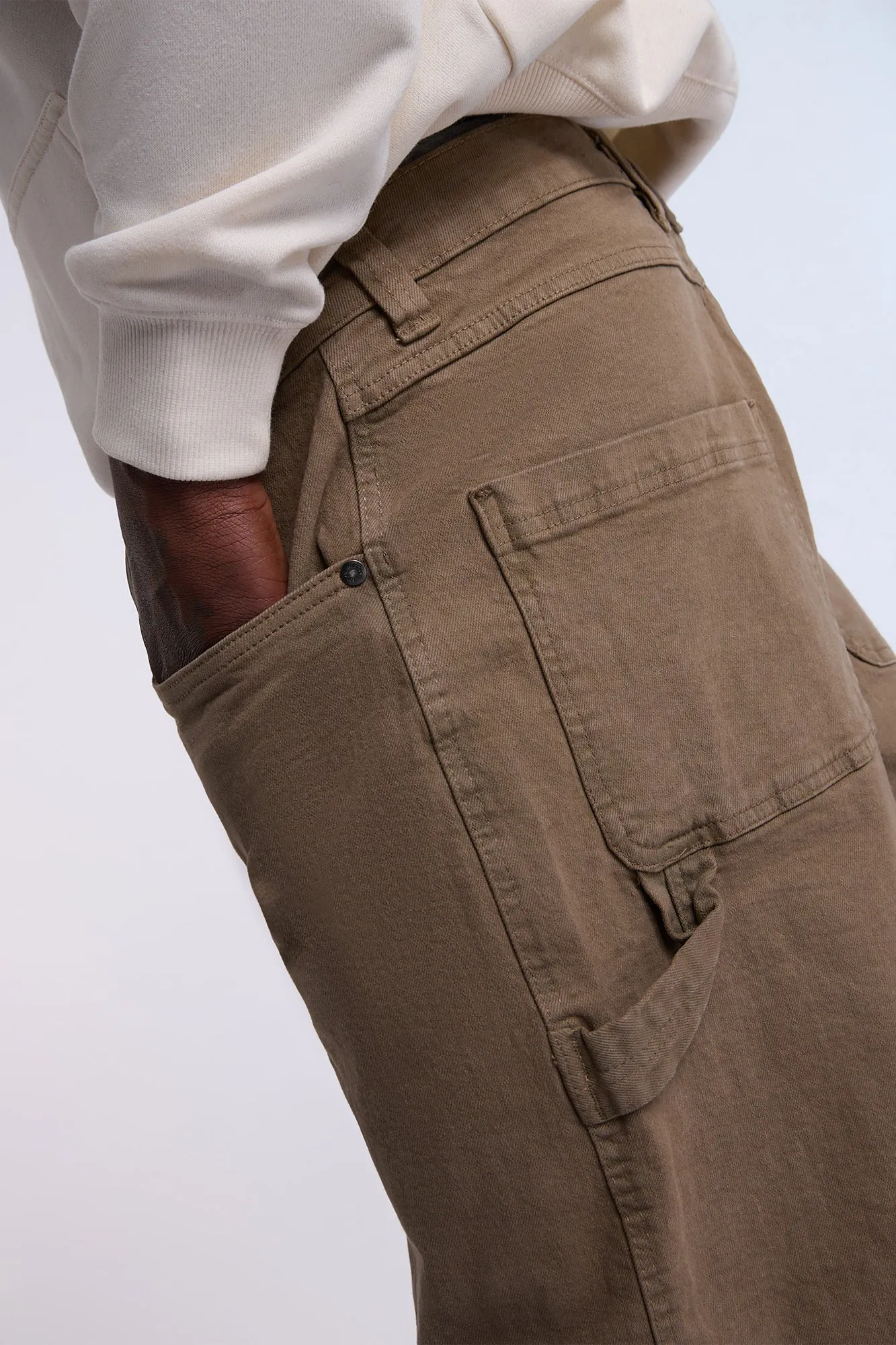 Jean de charpentier coupe ample West49 homme