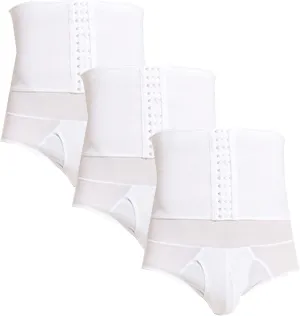 JEsilunmaMY Men's Girdle Waist Trainer Briefs High Waist Tummy Control Body Shaper Slimming Butt Lifter Shapewear Underwear