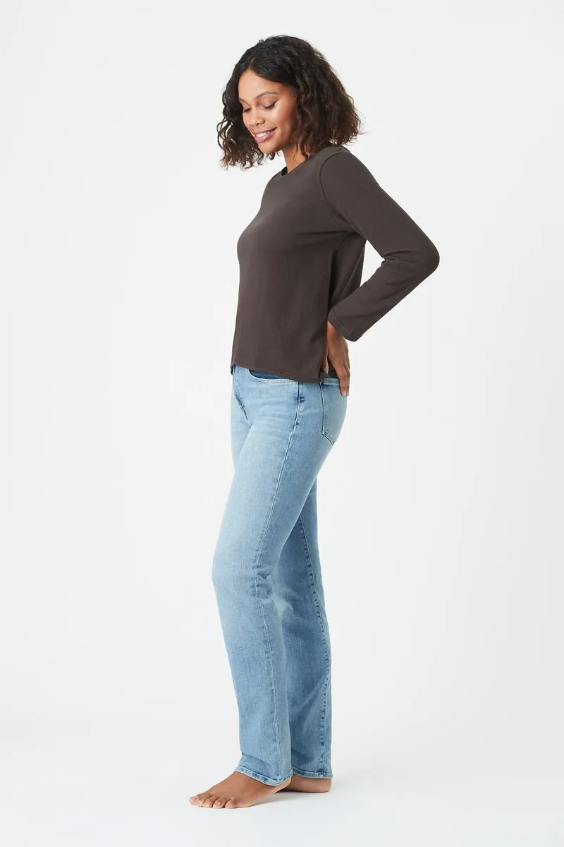 Kendra Jeans - Light Brushed Organic Blue