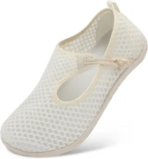 L-RUN Womens Mens Water Shoes Barefoot Aqua Socks Quick-Dry Non Slip Shoes for Beach Swim Pool River Boating Surf Yoga
