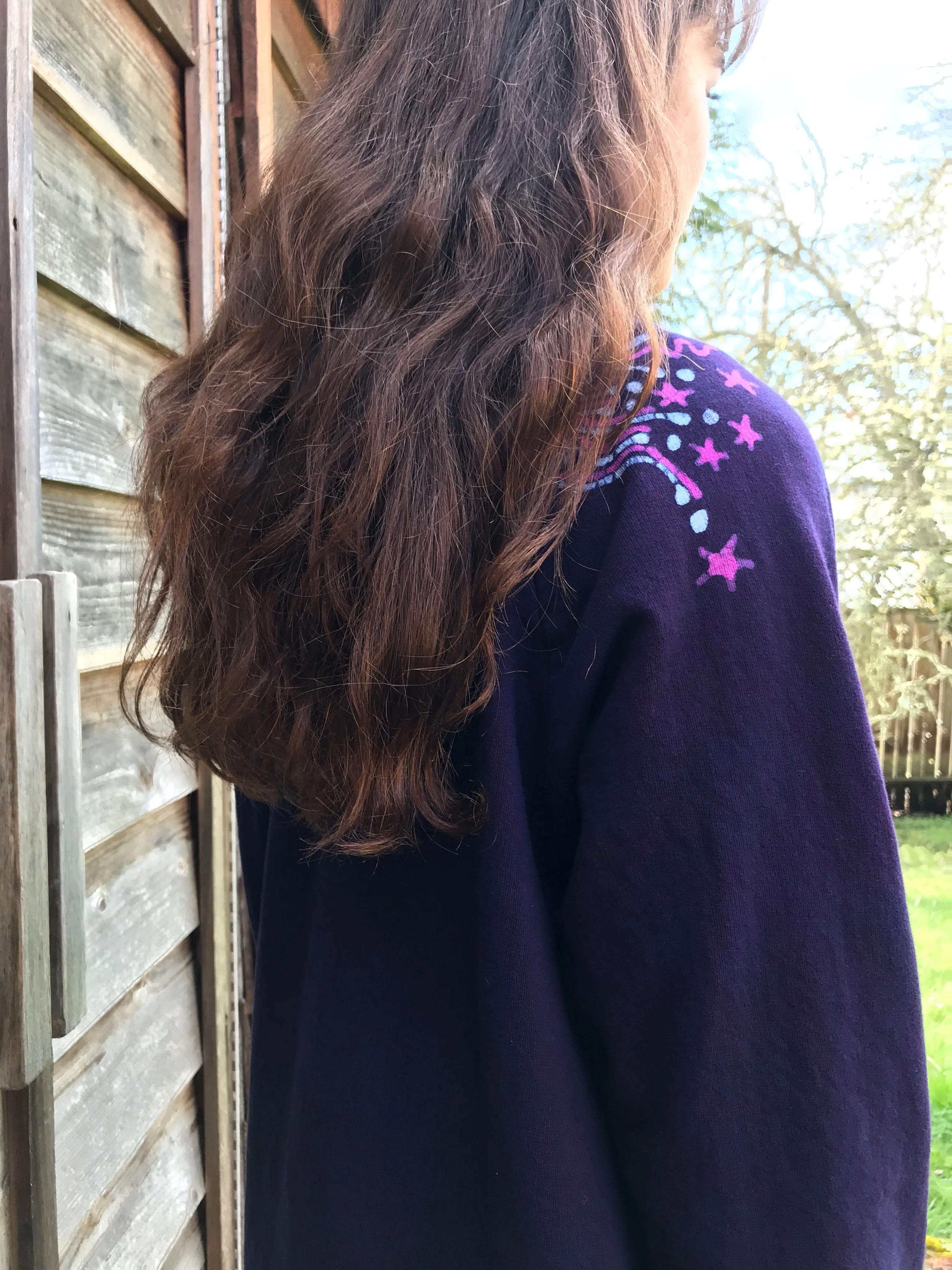 Let's Walk Down To The Ice Cream Shop - Organic Cotton Batikwalla Hoodie