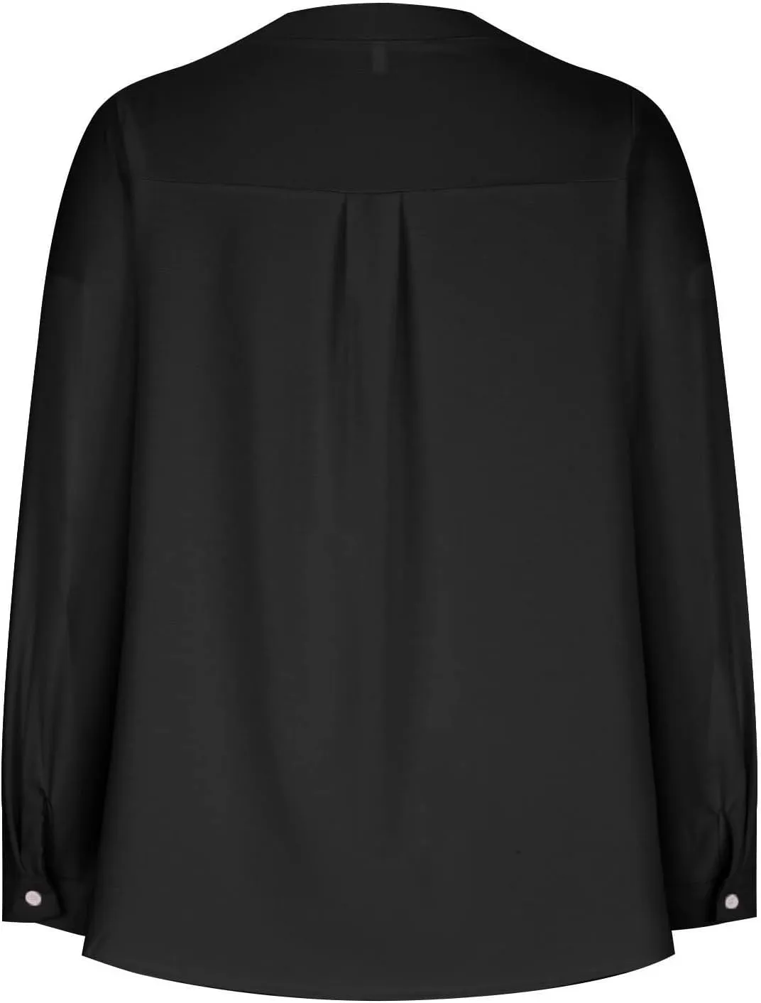 Linen Shirts for Women V Neck Button Down Blouse Long Sleeve Office Work Tops Vintage Vacation Shirt Blouse Tops