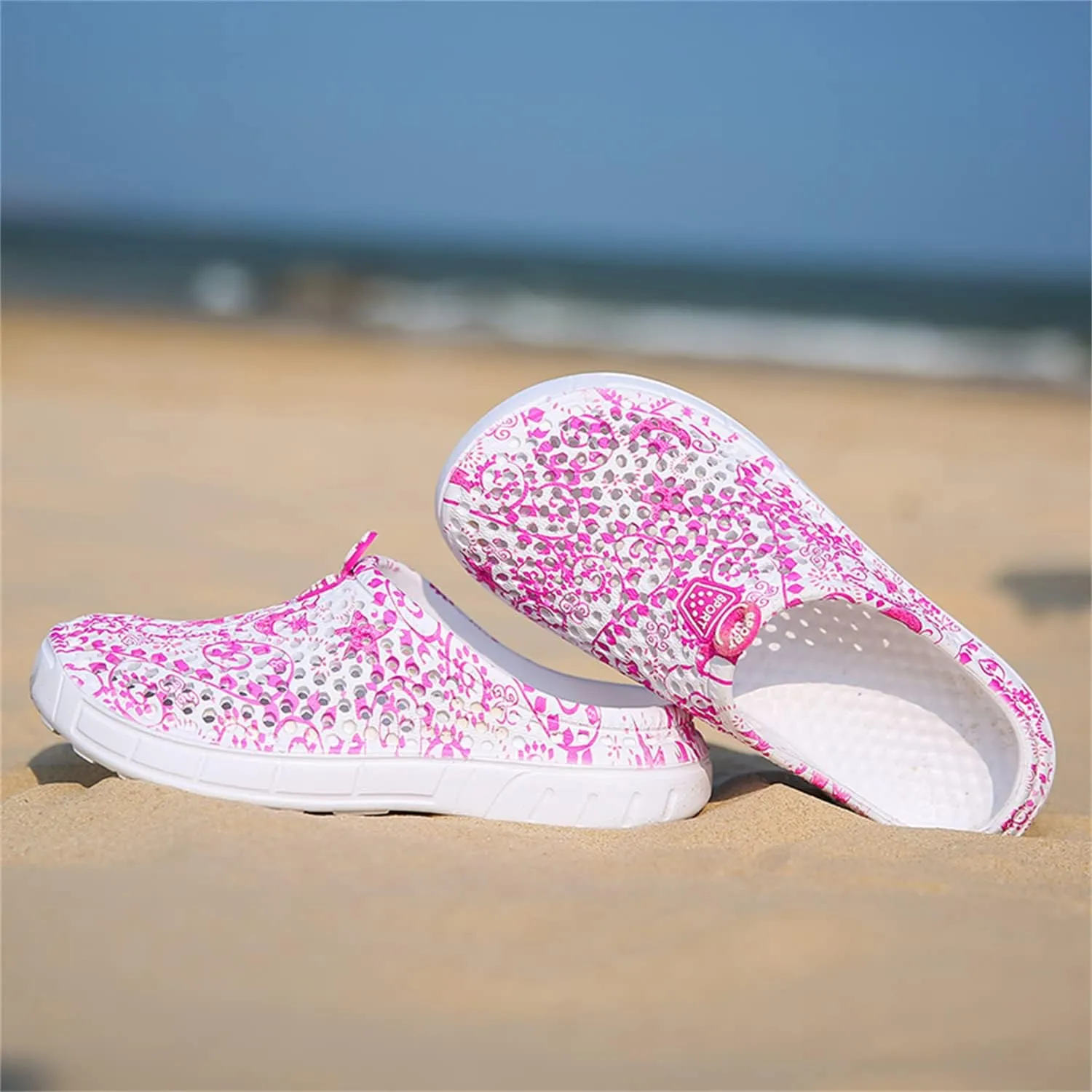 MDPCX Women's Garden Clogs Breathable Shoes Bathing Shoes Beach Shoes Water Shoes Footwear Slippers Walking Shoes Home Travel Shoes