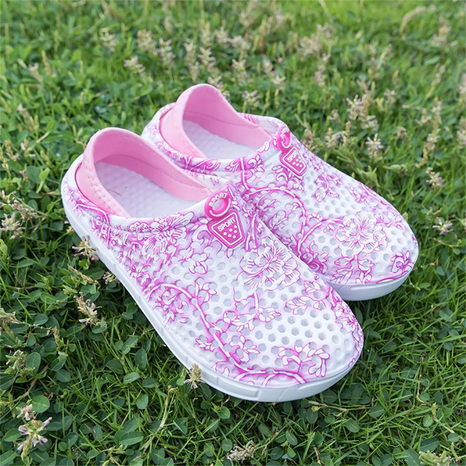 MDPCX Women's Garden Clogs Breathable Shoes Bathing Shoes Beach Shoes Water Shoes Footwear Slippers Walking Shoes Home Travel Shoes