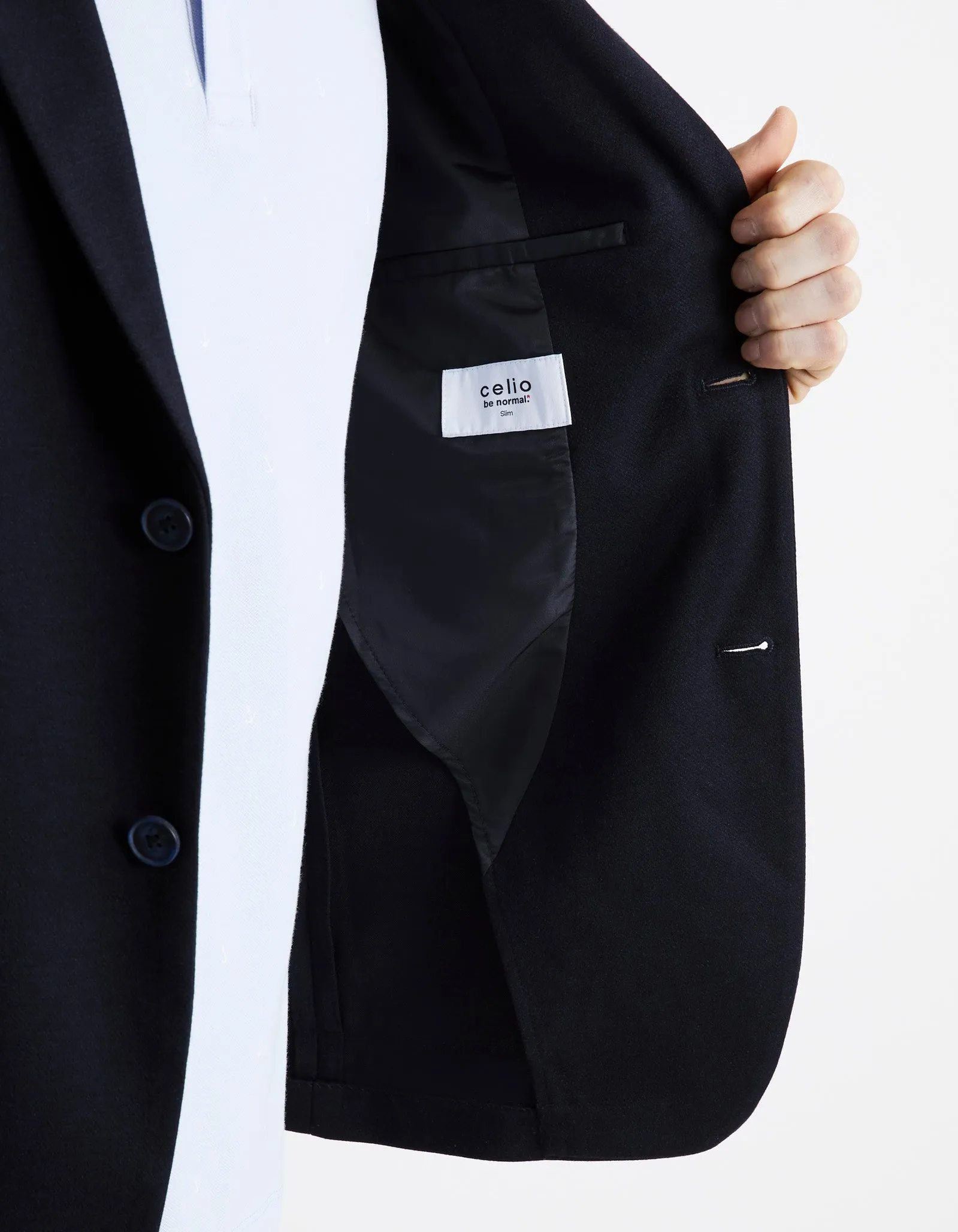 Men - Knitted - Suit blazer