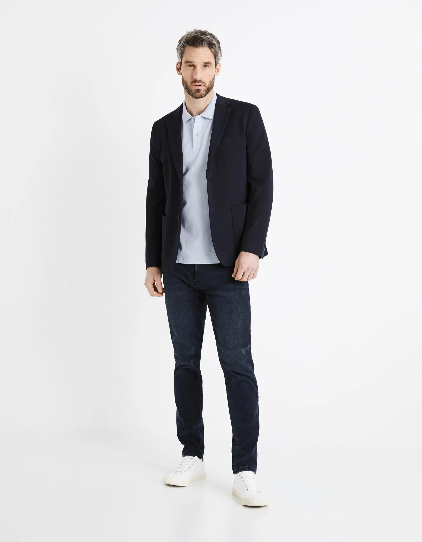 Men - Knitted - Suit blazer