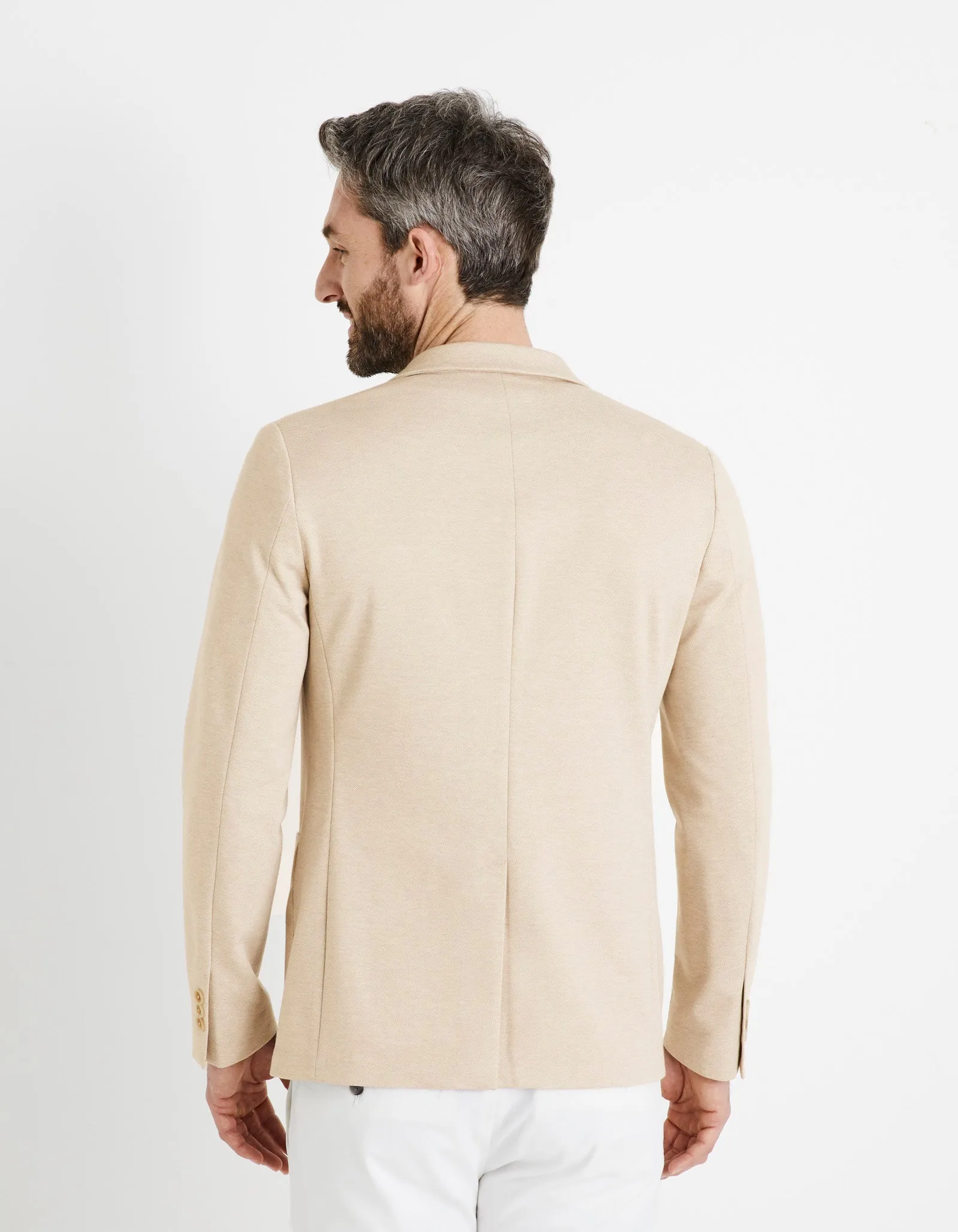 Men - Knitted - Suit blazer