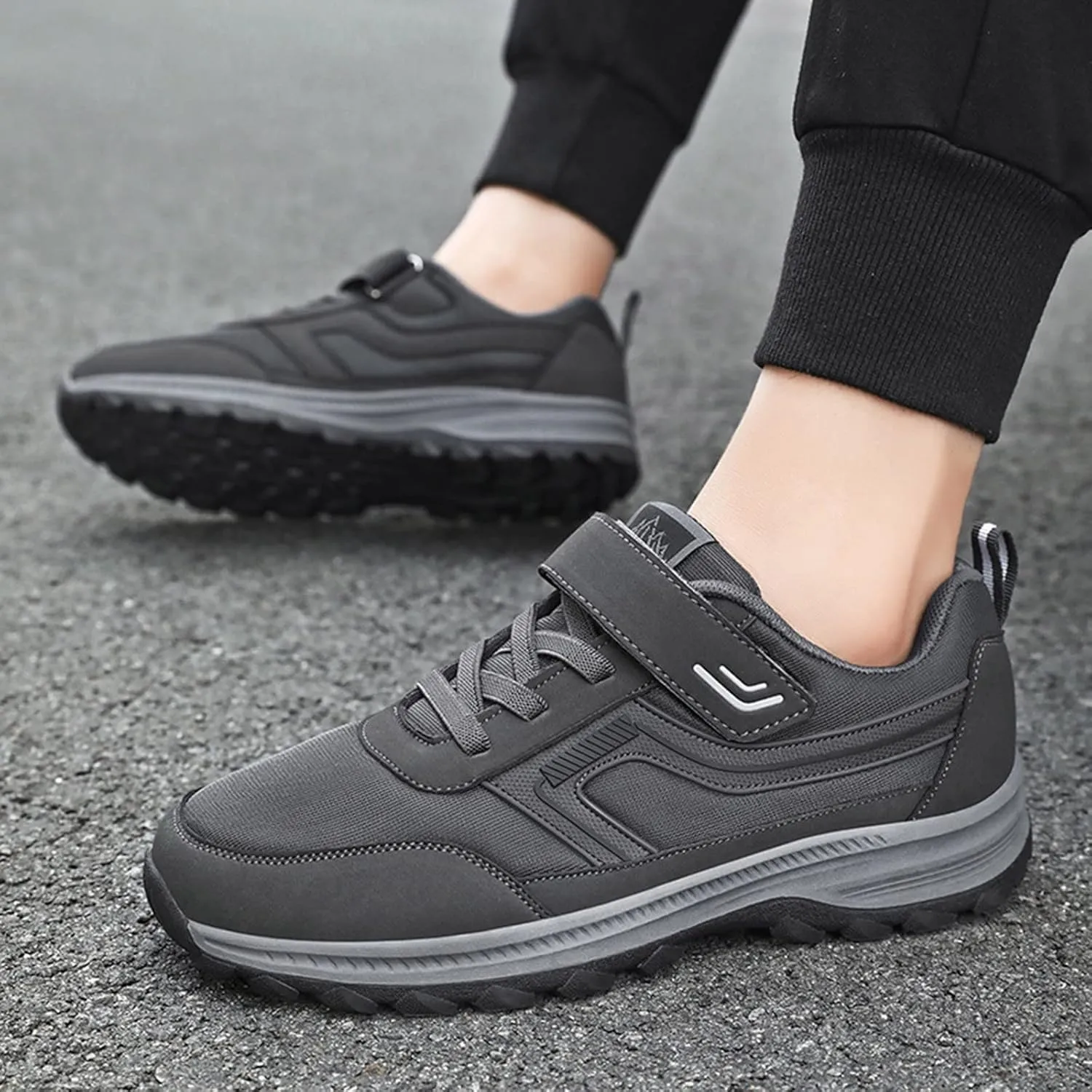 Men's Comfortable Walking Shoes Athletic Running Shoes Classic Lightweight Trainers Casual Trekking Hiking Shoes
