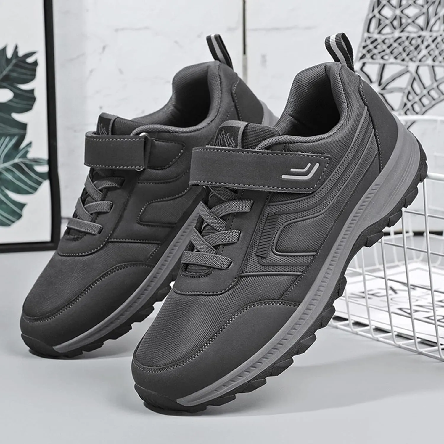 Men's Comfortable Walking Shoes Athletic Running Shoes Classic Lightweight Trainers Casual Trekking Hiking Shoes
