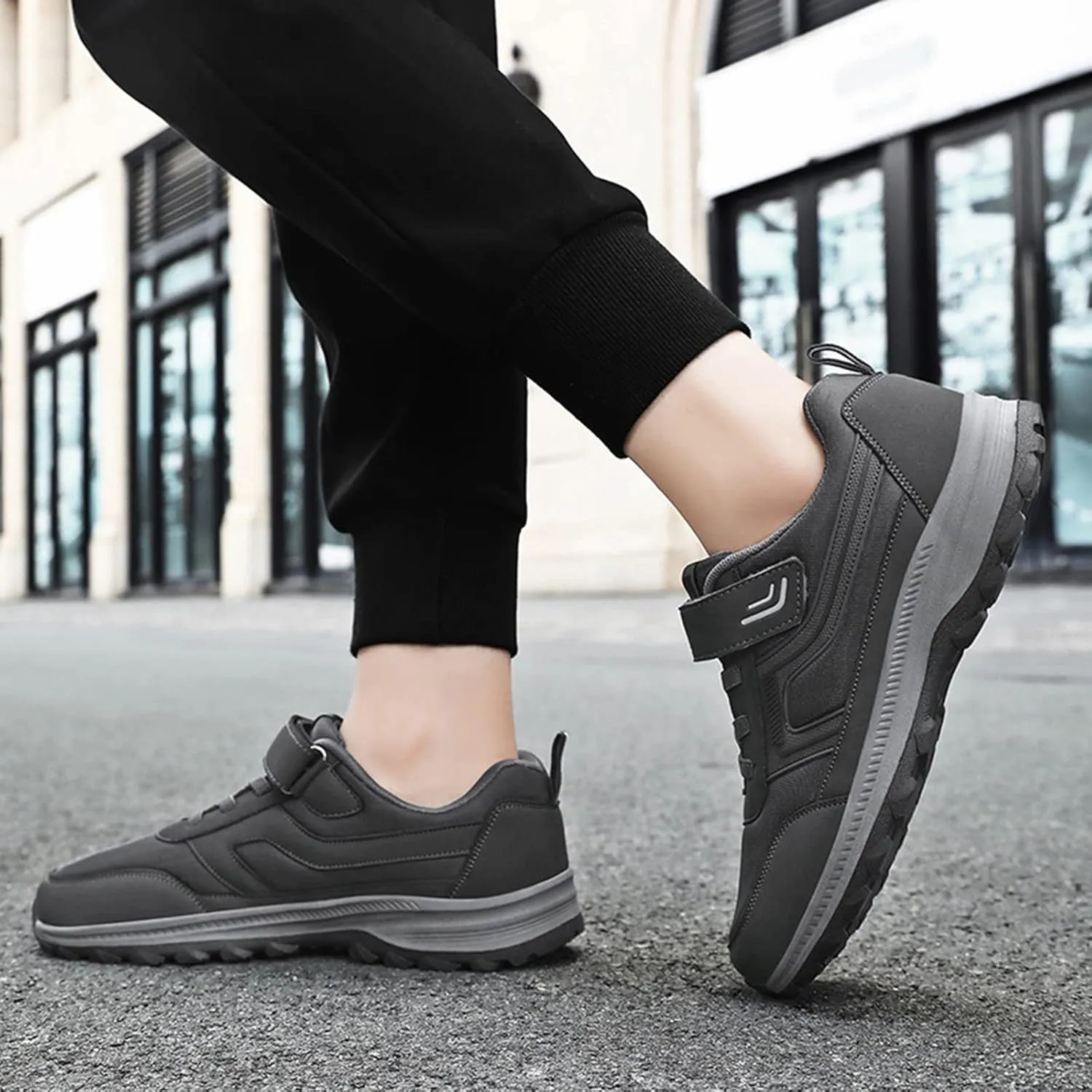 Men's Comfortable Walking Shoes Athletic Running Shoes Classic Lightweight Trainers Casual Trekking Hiking Shoes