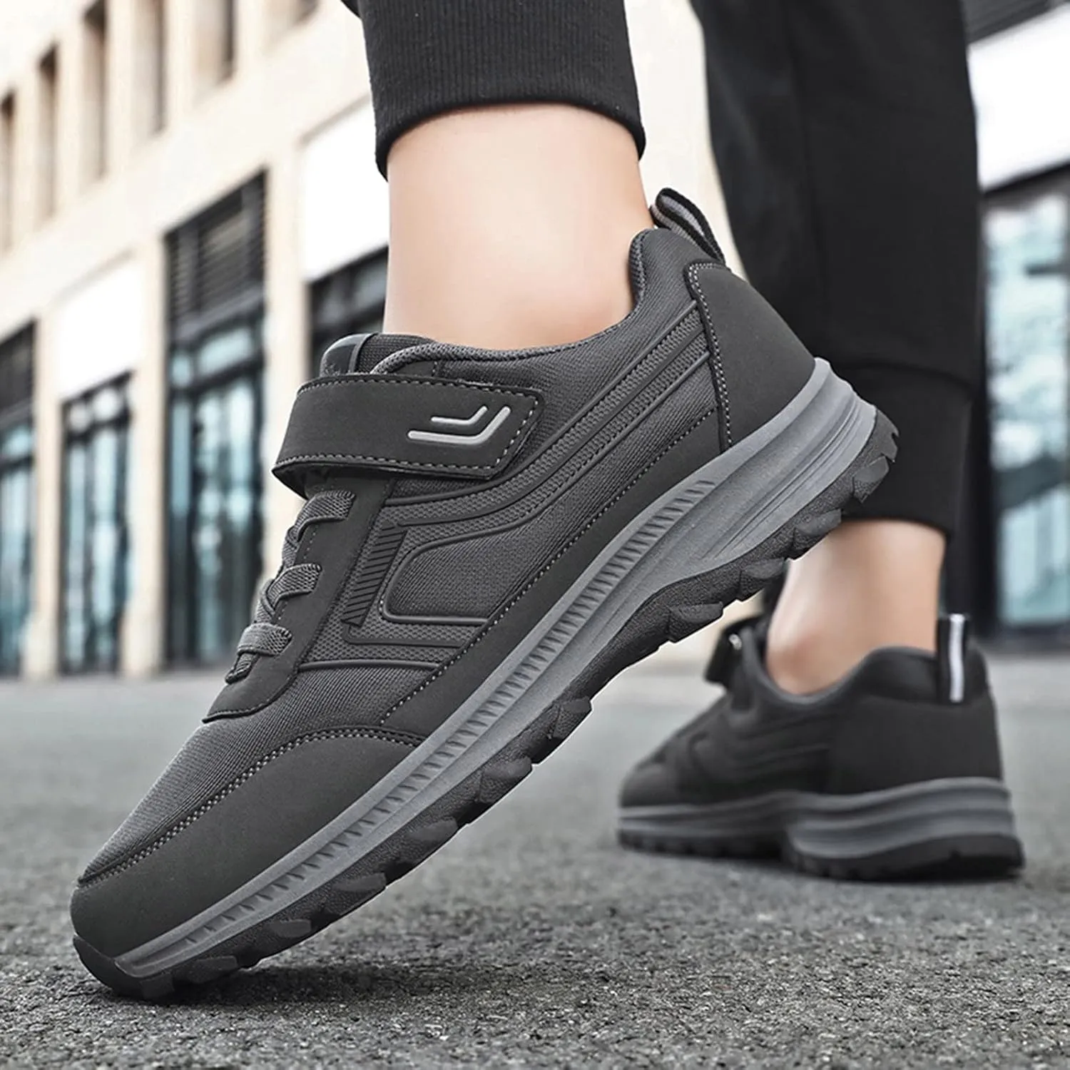 Men's Comfortable Walking Shoes Athletic Running Shoes Classic Lightweight Trainers Casual Trekking Hiking Shoes