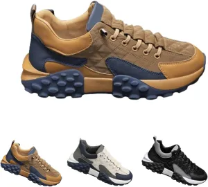 Men's Orthopedic Comfort Sneaker 2025 Casual Waterproof Walking Tennis Slip on Wide Shoes Lightweight Non Slip Breathable Platform Shoe