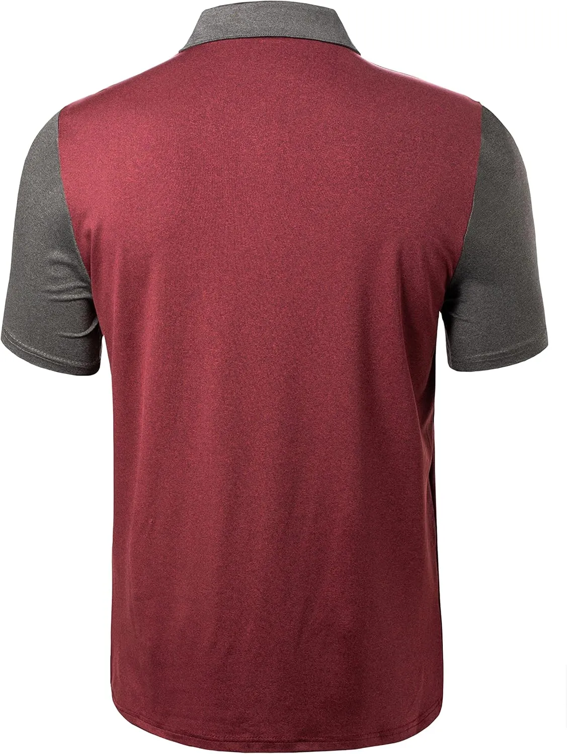 Mens Quick Dry Performance Golf Polo Shirts Short Sleeve Summer Casual Athletic Collared Shirt
