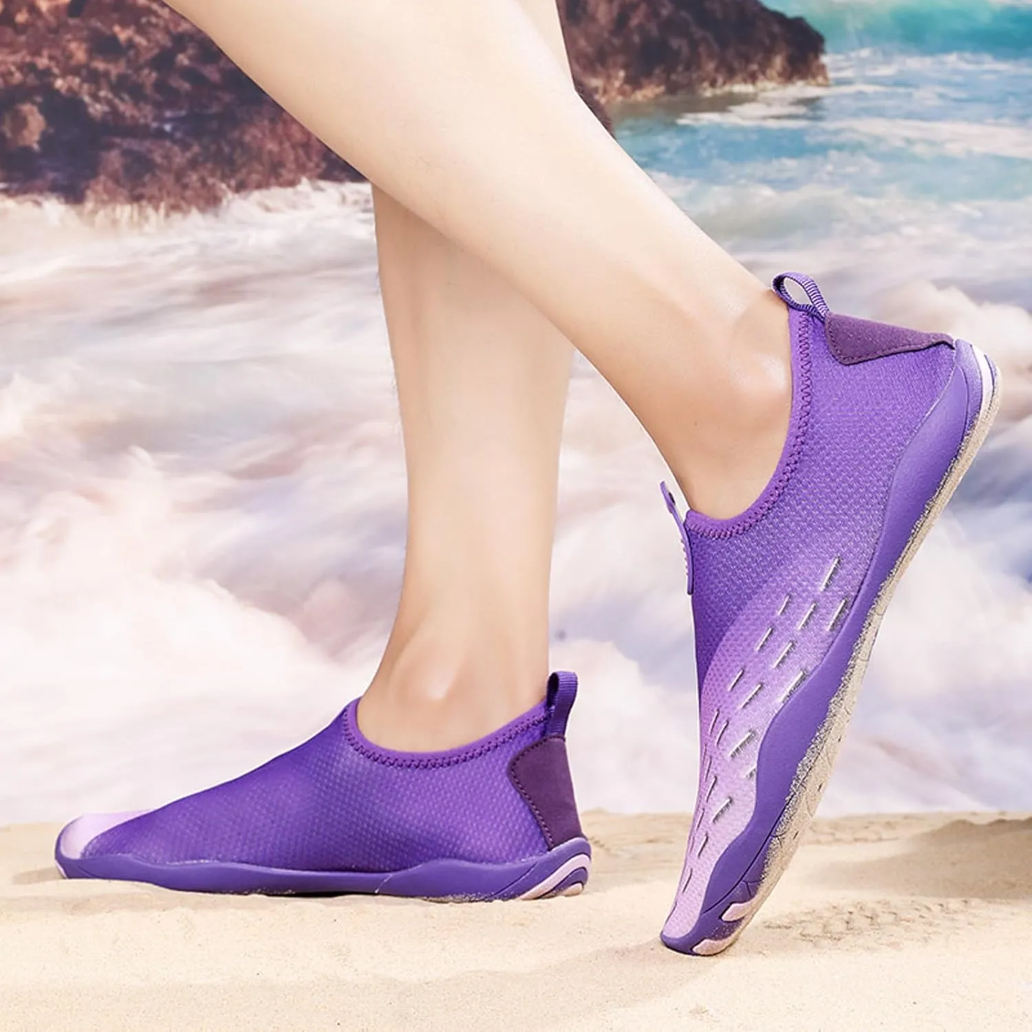 Minimalist Wading Shoes for Women Men Lightweight Beach Sports Barefoot Shoes Breathable Socks Water Shoe